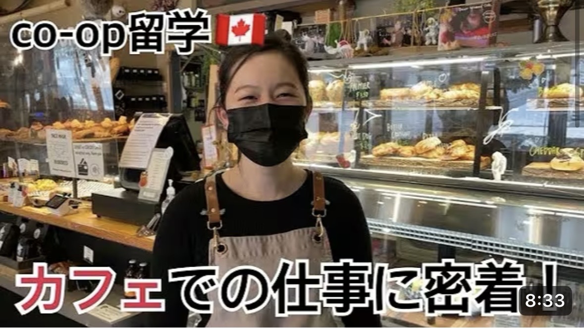 COOP留学生 カフェ勤務密着
