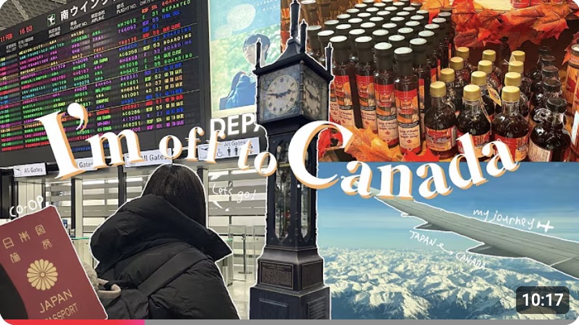 【COOP留学】EP.1 | カナダへ遂に出発✈︎ 🇨🇦| 出発から到着まで | 休学留学👩‍💻💭(Eng)